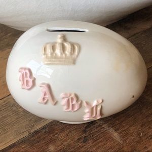 Ceramic BABY Bank Egg